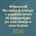 Quer a sequência correta da adequação à LGPD?