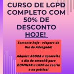 Curso de LGPD com 50% de desconto!